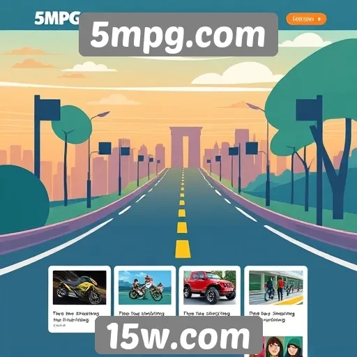 Navegação intuitiva garante experiência fluida no 5mpg.com